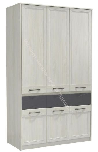 Спальный гарнитур Лиана, Ясень анкор светлый/Ясень графит/Патина