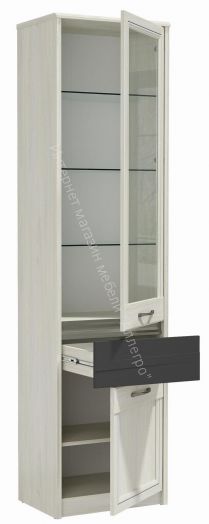 Спальный гарнитур Лиана, Ясень анкор светлый/Ясень графит/Патина