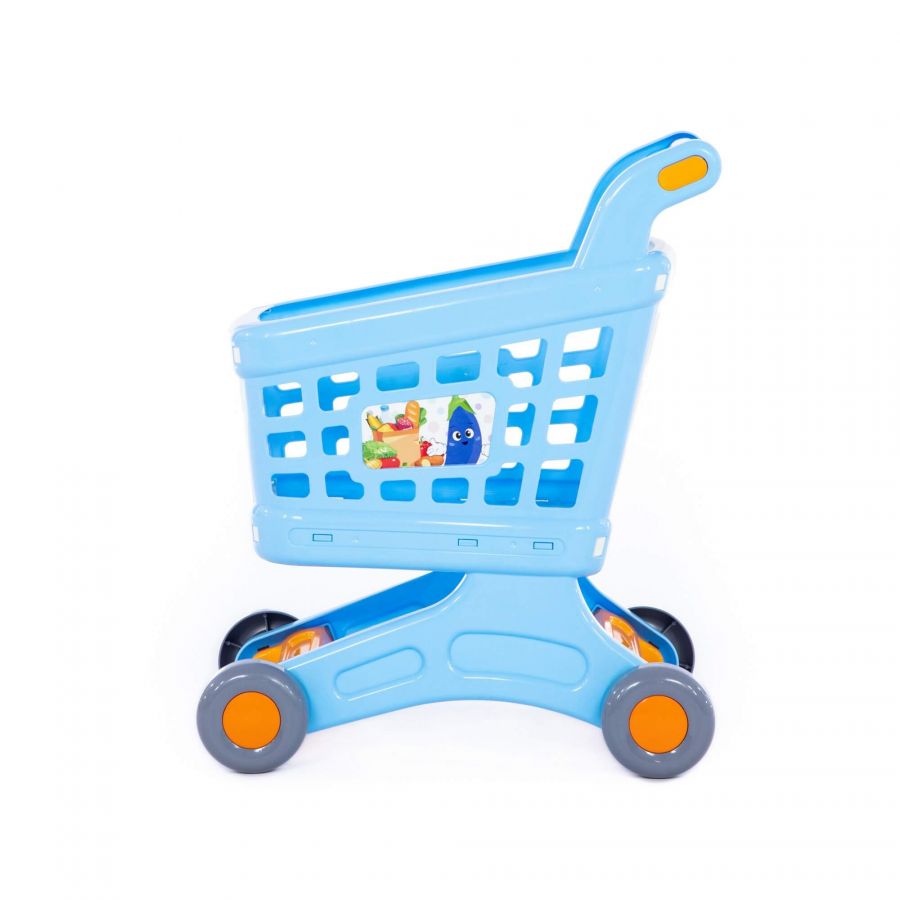 Тележка для маркета "Натали" (голубая)