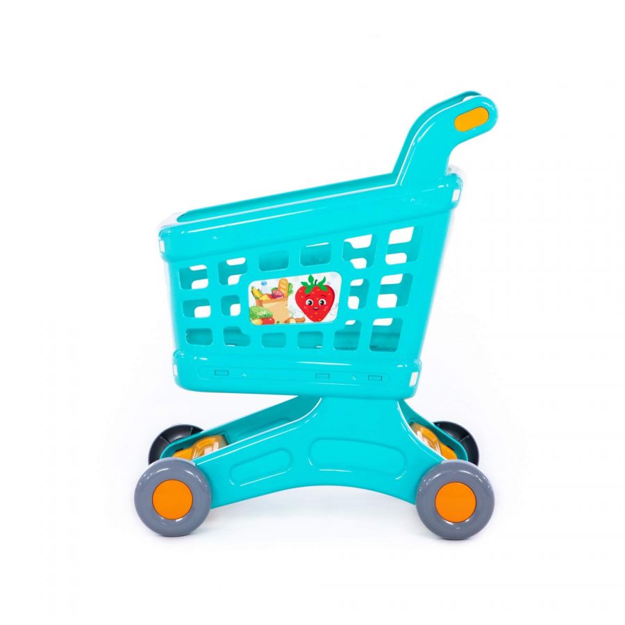 Тележка для маркета "Натали" (бирюзовая)
