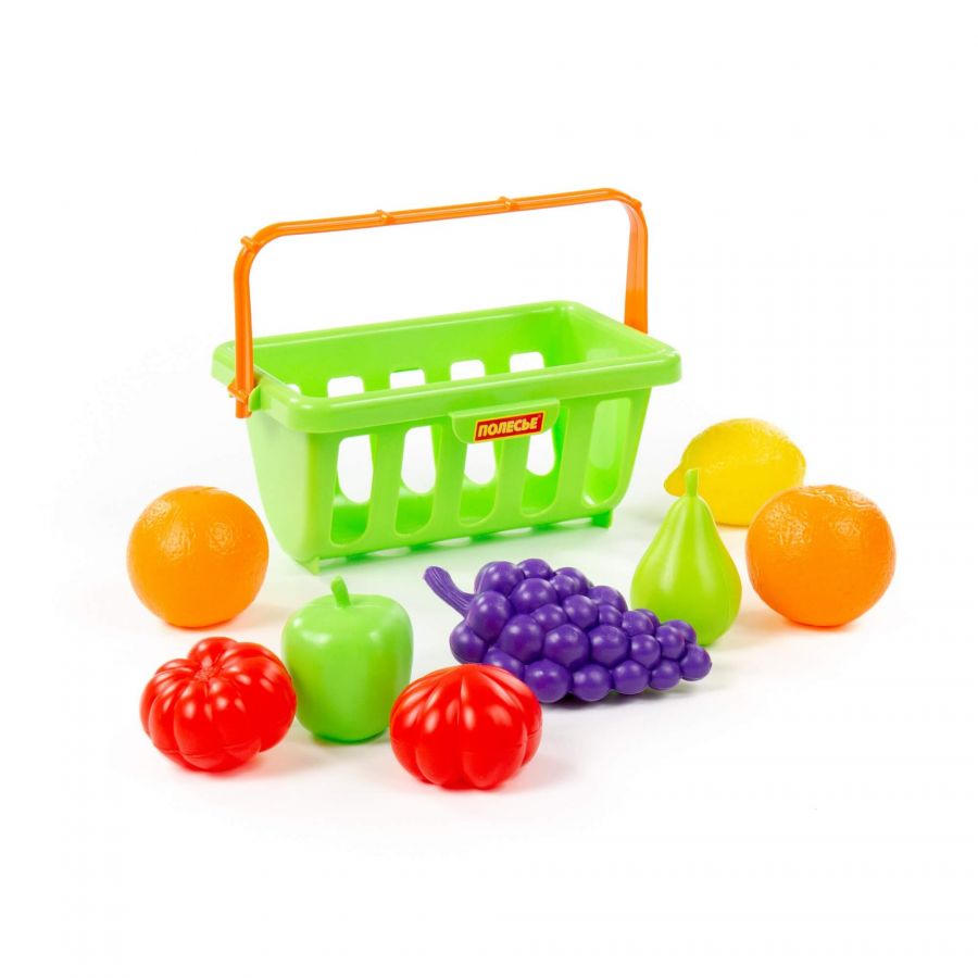 Набор продуктов с корзинкой №2 (9 элементов) (в сеточке)