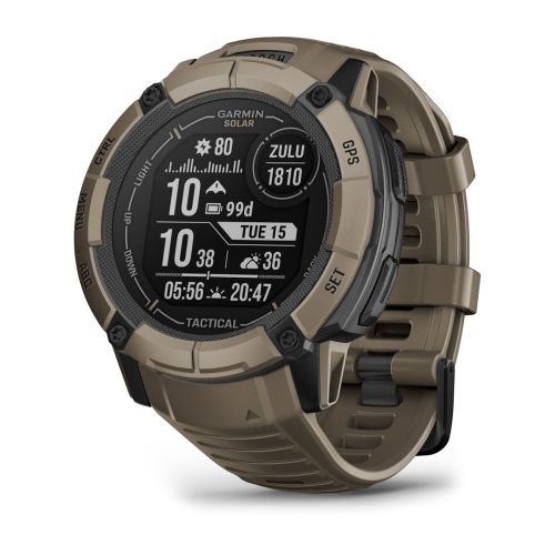 Умные часы Garmin INSTINCT 2X Solar Tactical Edition, коричневый