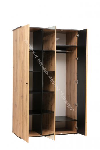 Шкаф для одежды 51.14 Либерти (3-х дв.) (опора h=20мм)