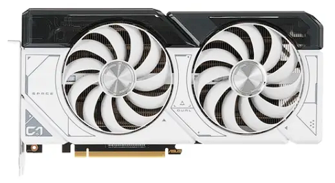 Видеокарта ASUS GeForce RTX 4070 Dual White OC Edition [DUAL-RTX4070-O12G-WHITE]