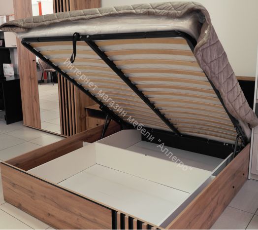 Кровать 51.21 (ш.1600) Либерти с подъемным механизмом