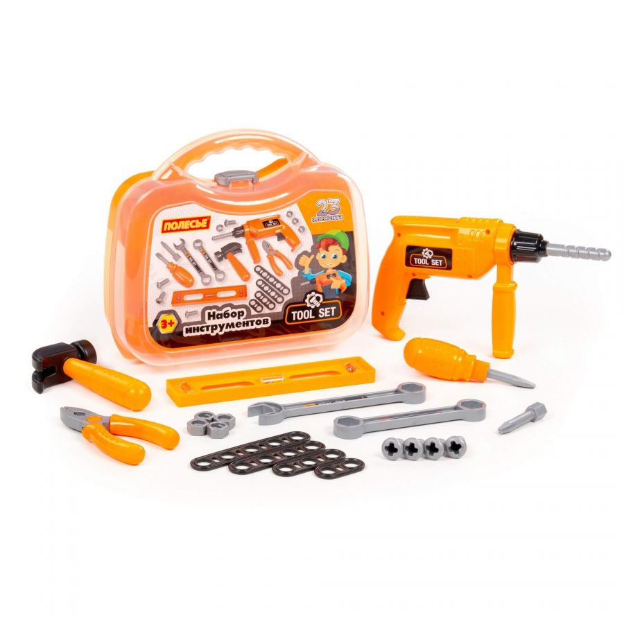 Набор инструментов №35 (23 элемента) (в чемоданчике среднем)