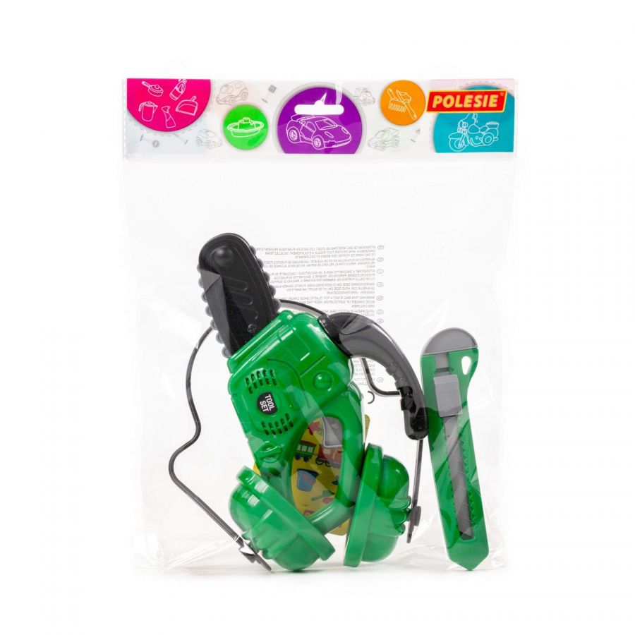 Набор инструментов №25 (бензопила, наушники, нож строительный)