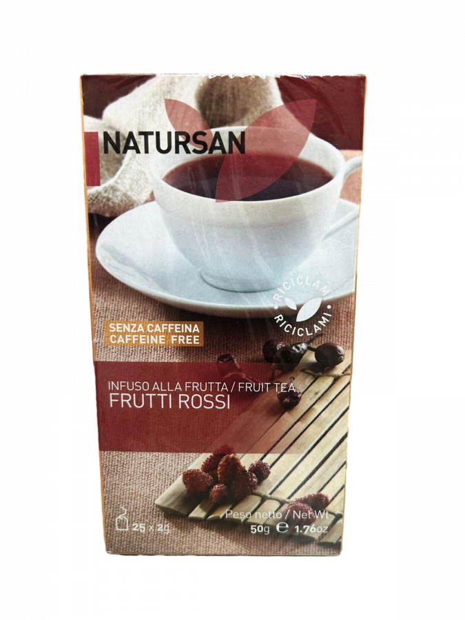 CF28 Чай Красные фрукты 50 г, Astuccio infuso Frutti rossi 50 gr