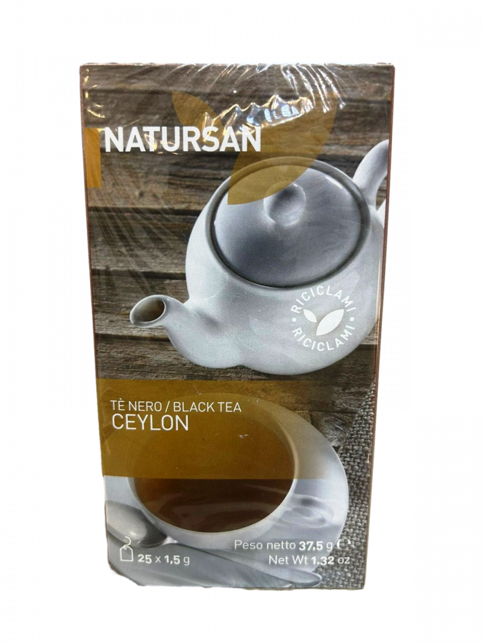 CF34 Чай черный Цейлон 37,5 г, Astuccio Natursan te Ceylon 37,5 gr