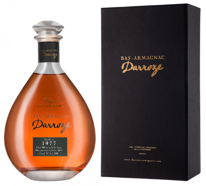 Bas-Armagnac Darroze Unique Collection Domaine de Petit Lassis a Lagrange 1977, 0.7 л., 1977 г.