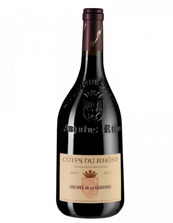 Cotes du Rhone Brunel de la Gardine, 0.75 л., 2017 г.