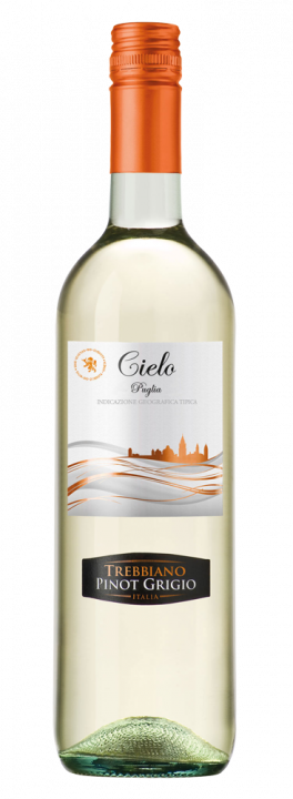 Trebbiano Pinot Grigio, 0.75 л., 2018 г.