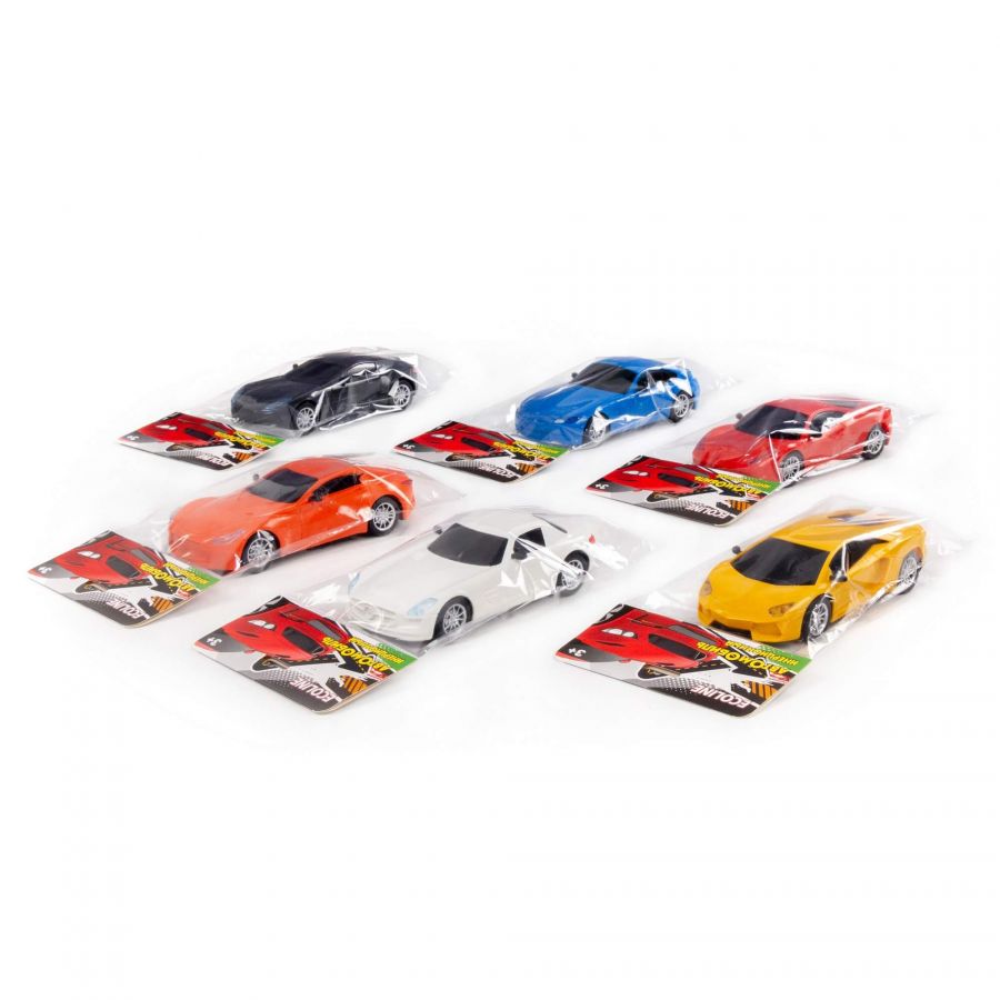 Автомобиль легковой инерционный (в пакете) (микс №2)