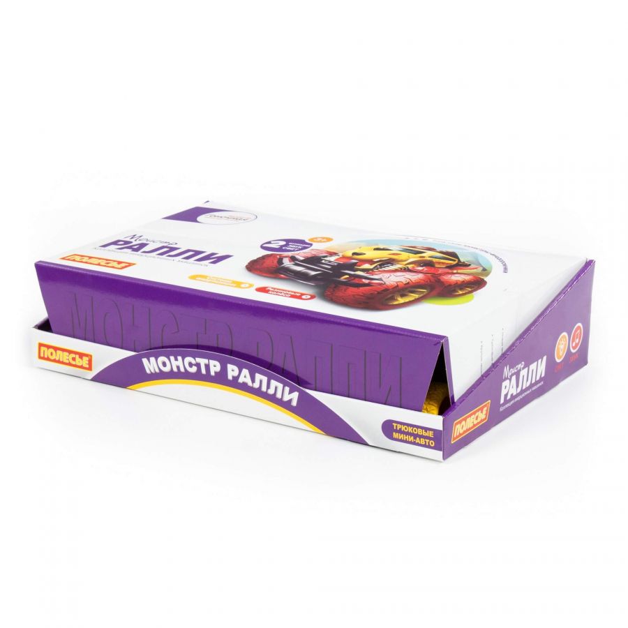 "Монстр РАЛЛИ", автомобиль инерционный (со светом и звуком) (дисплей 8 шт)