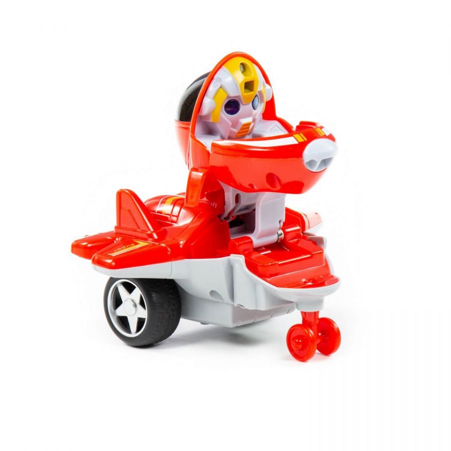 Самолёт инерционный "Робот ДЕФОРМ" (со светом и звуком) (в коробке)