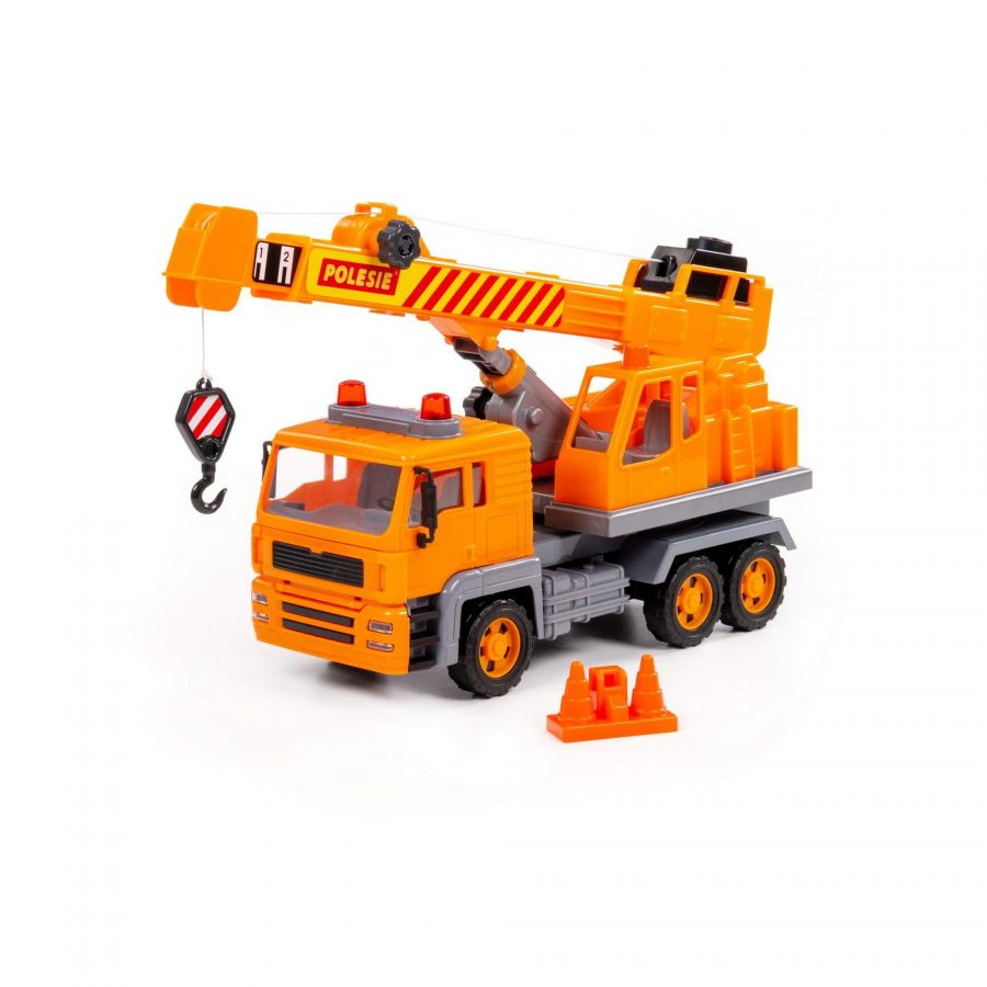 "Алмаз", автомобиль-кран №2 инерционный (в коробке)