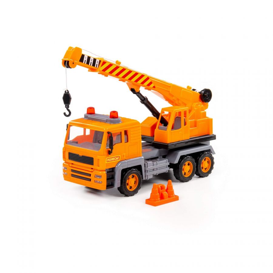 "Алмаз", автомобиль-кран инерционный (в коробке)