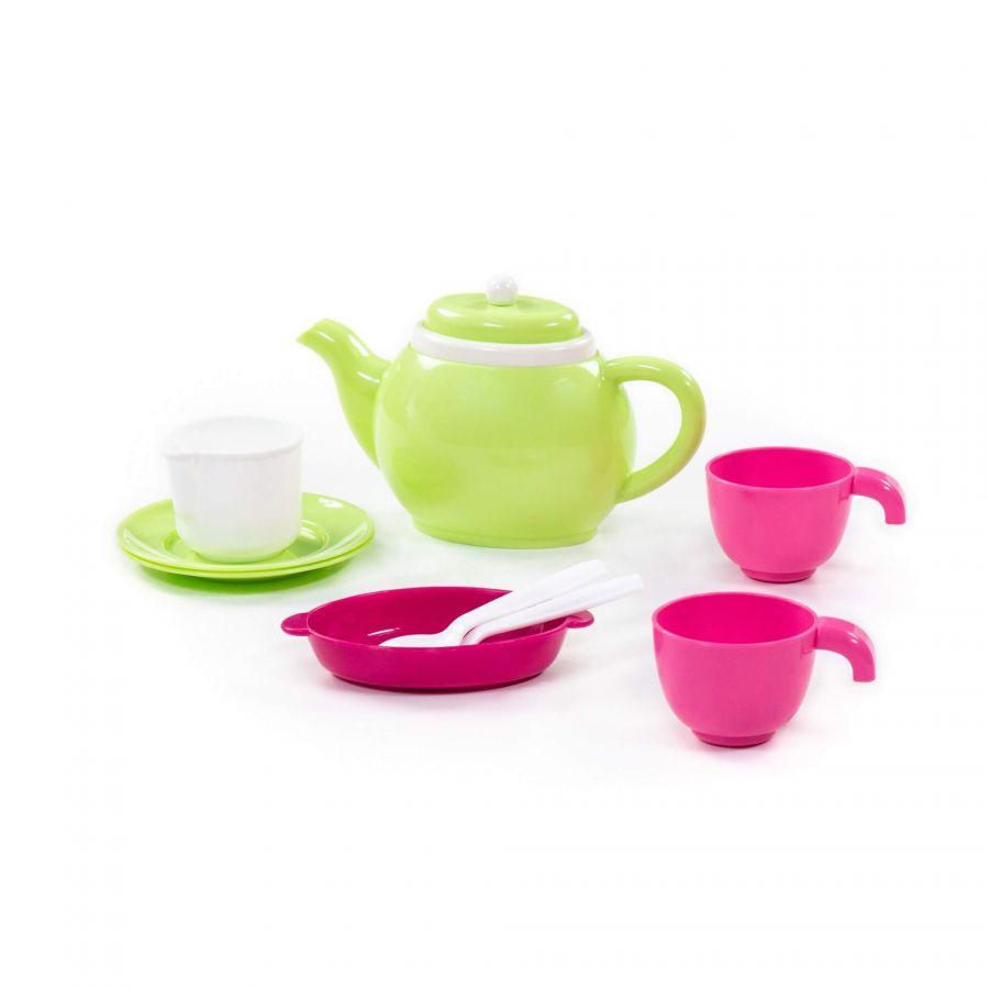 Набор детской посуды на 2 персоны (10 элементов) (в сеточке)