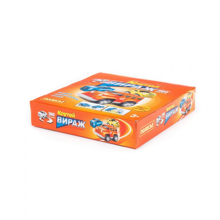 "Крутой Вираж", автомобиль инерционный (продается дисплеем 12 наборов)