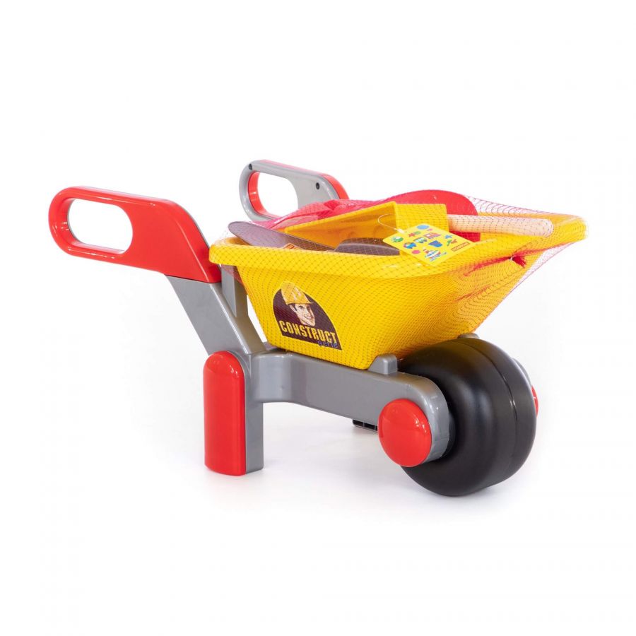 Тачка №4 "Construct" + набор каменщика №4 "Construct" (5 элементов)