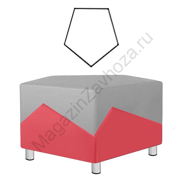 БАНКЕТКА 40 ПЯТИУГОЛЬНИК (900) ШКОЛА