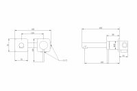 Смеситель ABBER Emotion AF8812W для раковины скрытого монтажа, белый схема 2