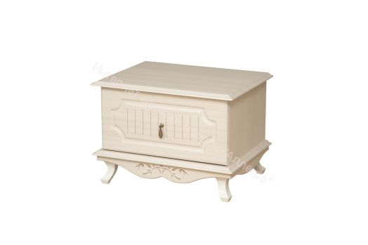 Тумба прикроватная 06.70 Кантри (патина), Вудлайн кремовый/Сандал белый
