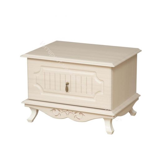 Тумба прикроватная 06.70 Кантри (патина), Вудлайн кремовый/Сандал белый