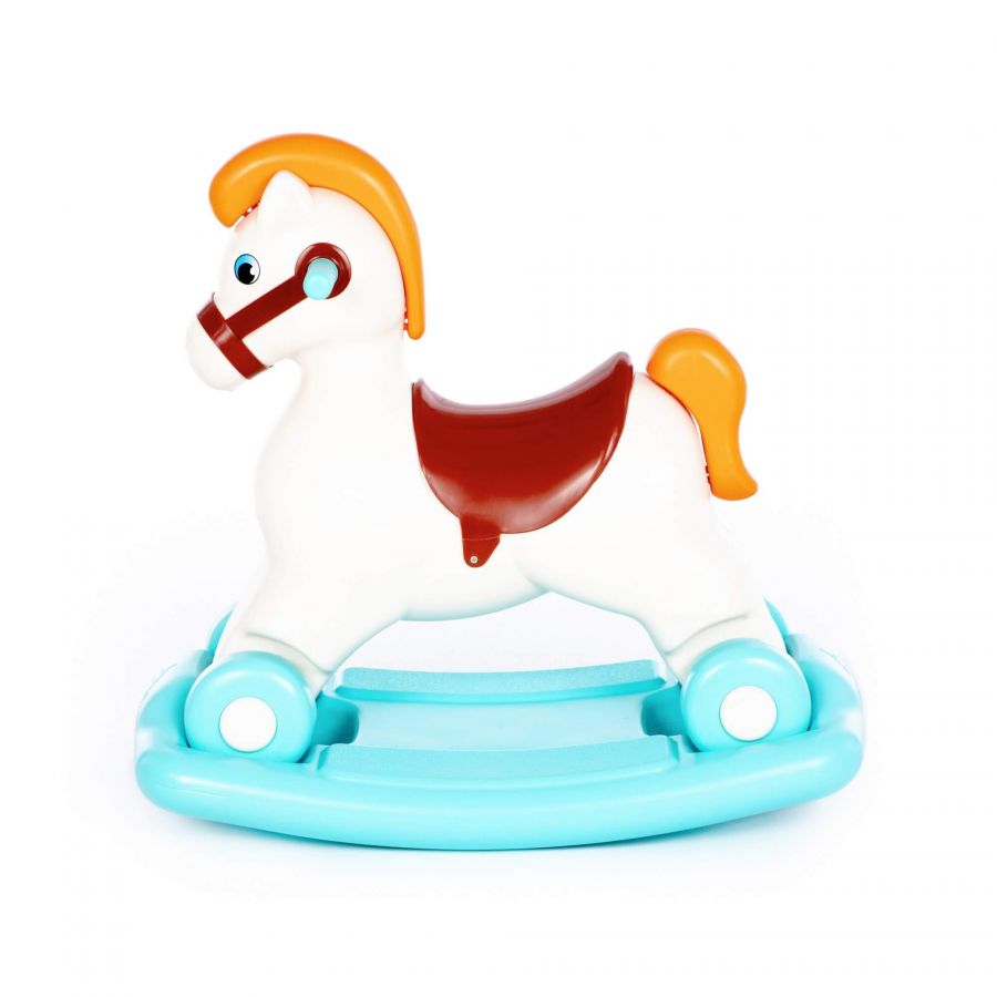Каталка-качалка "Пони" сафари (бирюзовый)