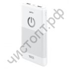 Моб. заряд. устрой. Perfeo Splash 10000 mah + Micro usb /In Micro usb /Out USB 1 А, 2.1A/ White (PF_B4297)
