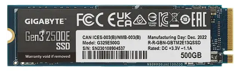 500 ГБ SSD M.2 накопитель GIGABYTE AORUS Gen3 2500E [G325E500G]