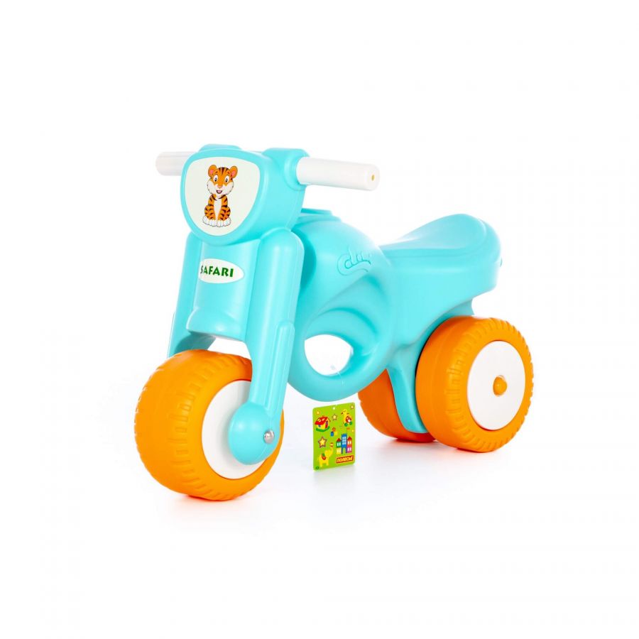 Каталка-мотоцикл "Мини-мото" сафари (голубая)