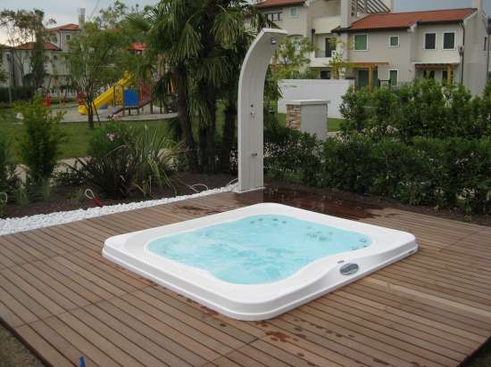 Спа бассейн Jacuzzi Profile 239х215 схема 3