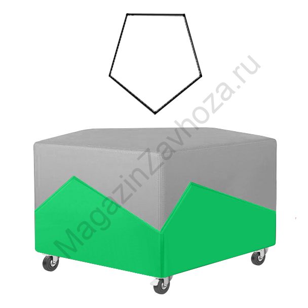 БАНКЕТКА 43 ПЯТИУГОЛЬНИК (900) ШКОЛА