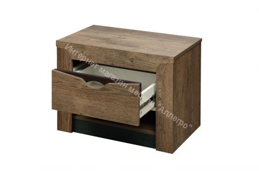 Тумба прикроватная 33.12 Лючия, Кейптаун/Венге