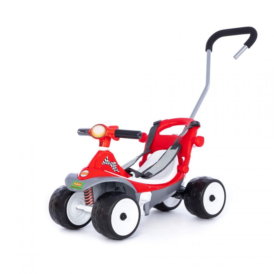 Каталка "Трансформер №2" с ручкой и ремешком