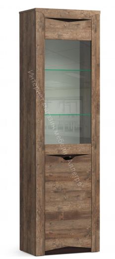 Шкаф - пенал 33.14 - 01 Лючия, Кейптаун/Венге