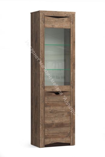 Шкаф - пенал 33.14 - 01 Лючия, Кейптаун/Венге