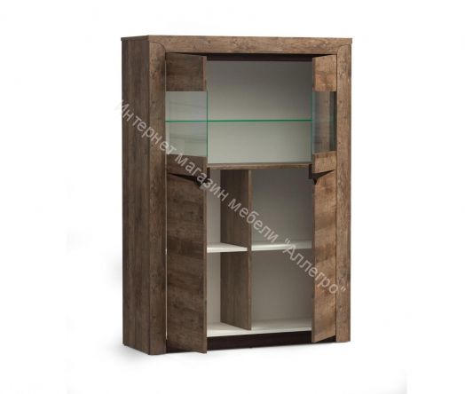 Шкаф комбинированный 33.15 Лючия, Кейптаун/Венге