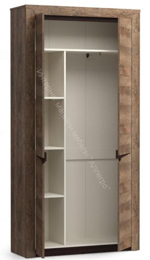 Шкаф для одежды 33.18 Лючия, Кейптаун/Венге