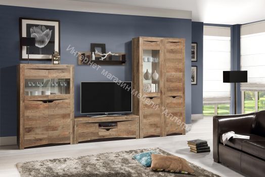 Шкаф для одежды 33.03 Лючия (2 - х дверный), Кейптаун/Венге