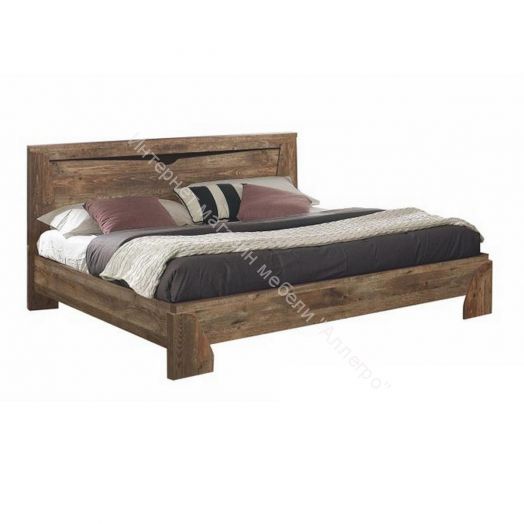 Кровать 33.09 - 01 Лючия без ортопедического осн. (1400), Кейптаун/Венге