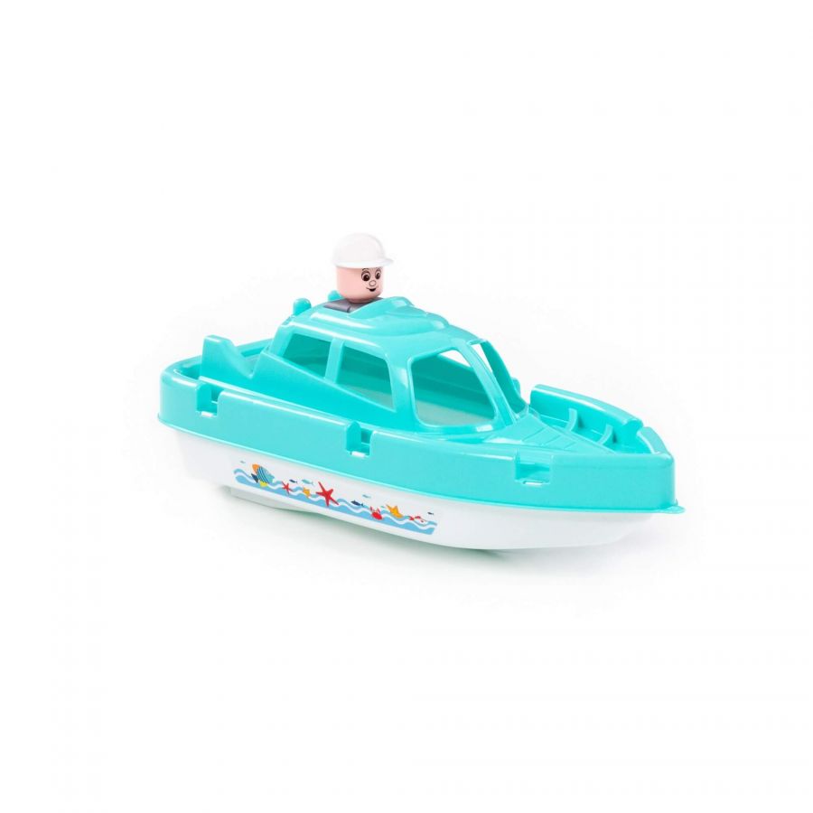 Катер "Коралл" (в сеточке)