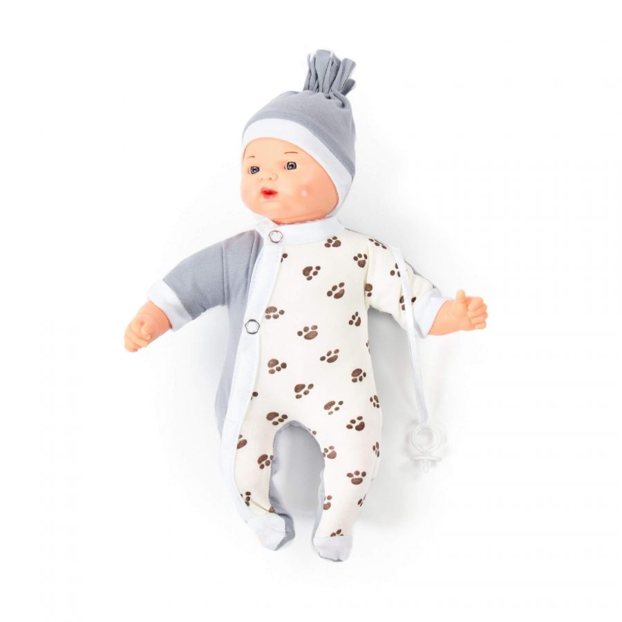 Пупс мягконабивной "Милый" (28 см) с соской (в пакете)