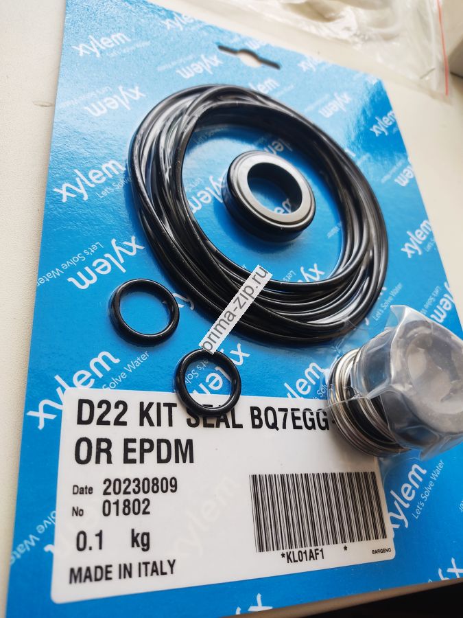 KL01AF1 Комплект торцевых уплотнений D22 BQ1EGG+OR EPDM Lowara LNEE, NSCE