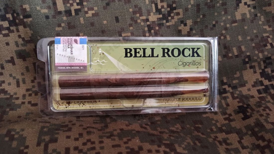 Сигариллы Bell Rock Tip - Natural Tobacco в блистере по 2 шт.
