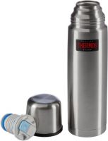 Классический термос с кнопкой Thermos FBB-1000GR Grey