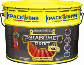 Грунт-Эмаль для Оцинкованного Металла Красковия Ржавомет Profi «Roof» RAL6032 10кг Атмосферостойкая для Защиты Кровель, Заборов, Оцинковки