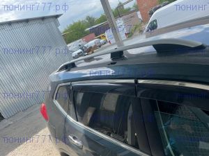 Рейлинги крыши, Erkul, два цвета на X-Trail T32 с 2019-