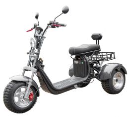 Ikingi M11 Trike Электроскутер трёхеолёсный - высокай устойчивость.